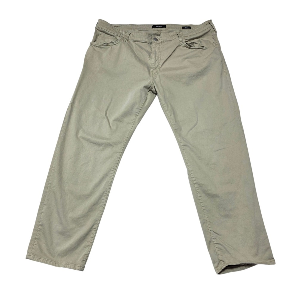Mavi Zach Straight Leg Mens 42x30 Khaki Tan‎ Twill Chino Pants M00453